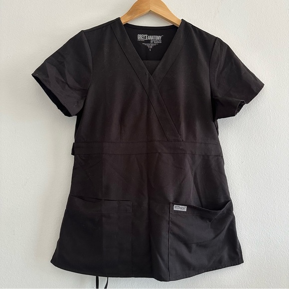 Grey’s Anatomy By Barco Scrub Set Black Sz XS - Picture 1 of 10